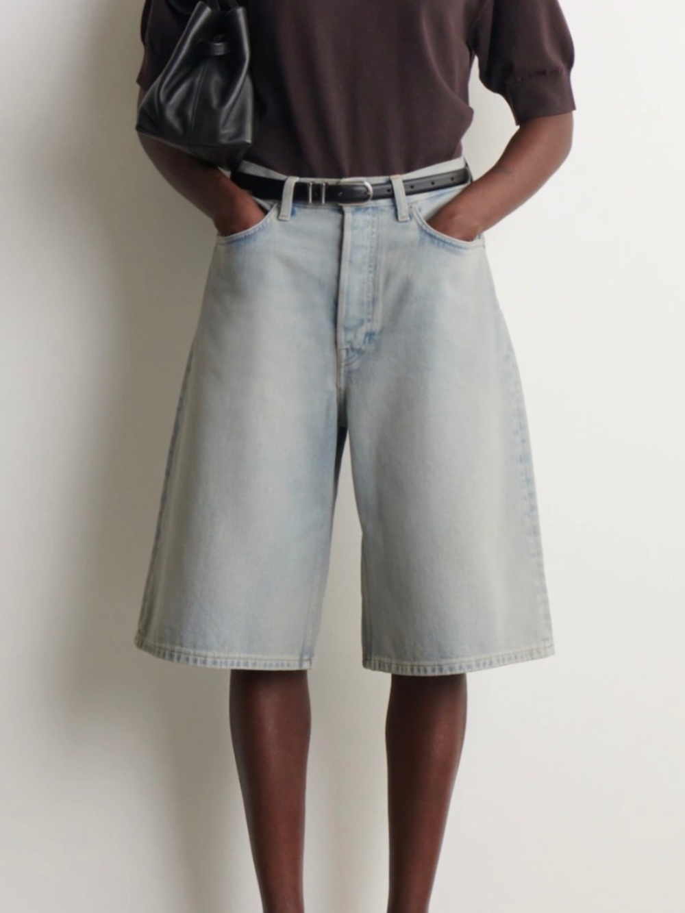 COS Denim Bermuda Shorts